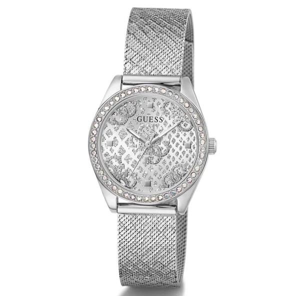 GUESS GUGW0748L1 HASIR KORDON TAŞLI KADIN KOL SAATİ - 5