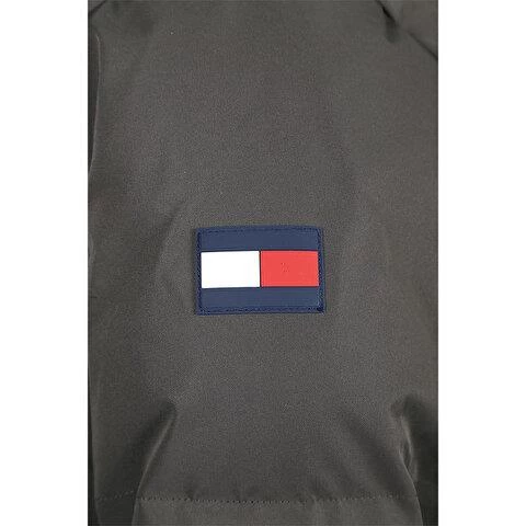 Tommy Hilfiger Arctic Cloth Parka Erkek Mont Yeşil - Resim 4