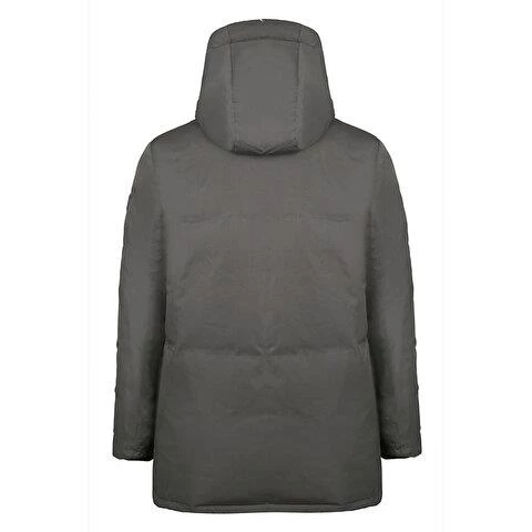 Tommy Hilfiger Arctic Cloth Parka Erkek Mont Yeşil - Resim 2