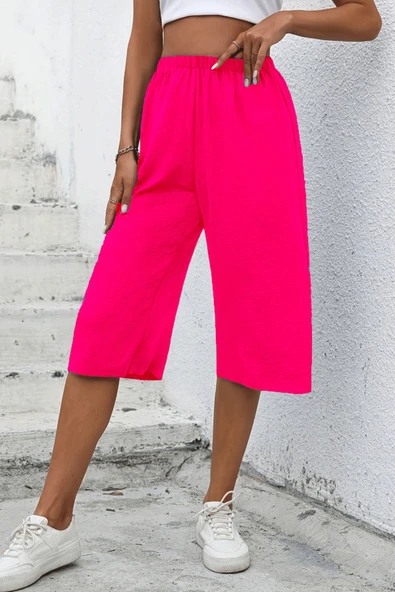 Süperlife Kadın Beli Lastikli Kapri-şort SPR24KS65 - 11