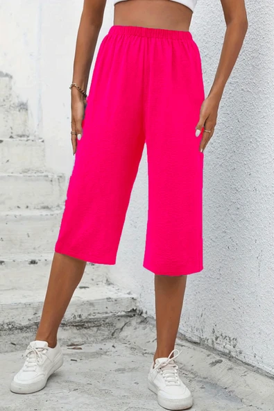 Süperlife Kadın Beli Lastikli Kapri-şort SPR24KS65 - 9