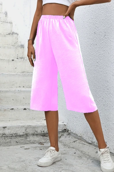 Süperlife Kadın Beli Lastikli Kapri-şort SPR24KS65 - 7