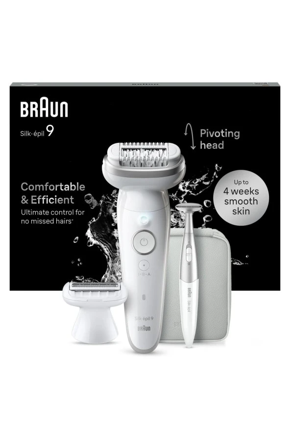 Braun Silk-epil 9 9-241 Bikini Trimmer Islak Kuru Epilasyon Aleti