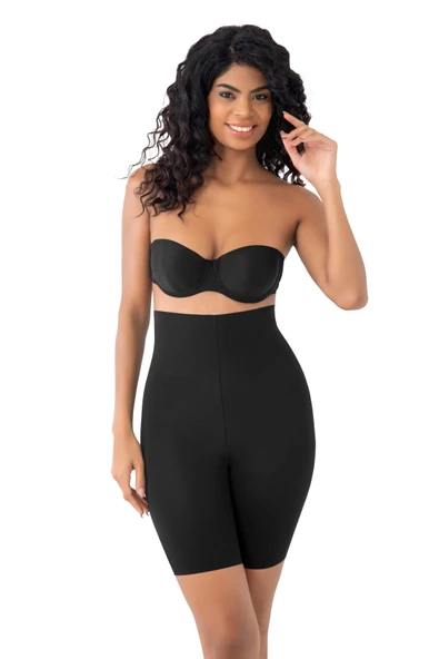 Korse Sepeti 3002 Kadın Lazer Kesim Yüksek Bel Paçalı Korse