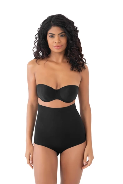 Korse Sepeti 3003 Kadın Lazer Kesim Yüksek Bel Slip Korse - 2
