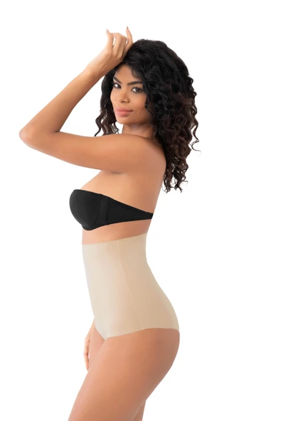 Korse Sepeti 3003 Kadın Lazer Kesim Yüksek Bel Slip Korse - 9