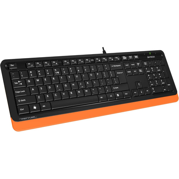 A4Tech FK10 USB Kablolu Multimedia Klavye Turuncu OUTLET - 2