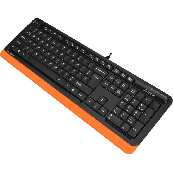 A4Tech FK10 USB Kablolu Multimedia Klavye Turuncu OUTLET - 3
