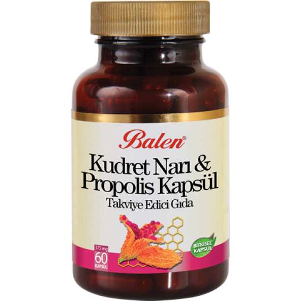 Balen Kudret Narı Propolis 375 Mg 60 Kapsül