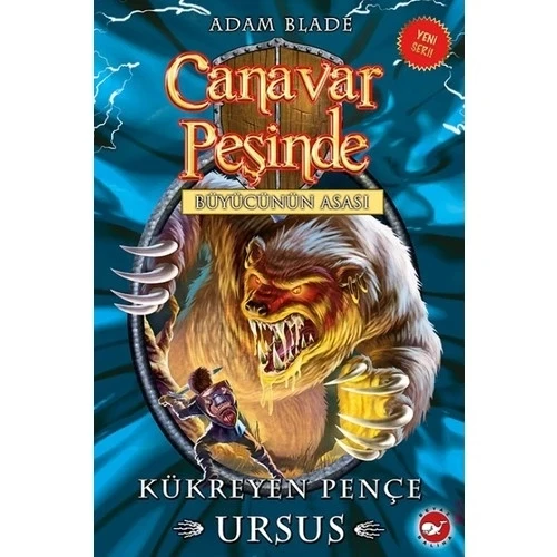 CANAVAR PEŞİNDE 49 KÜKREYEN PENÇE URSUS   BEYAZ  BALİNA