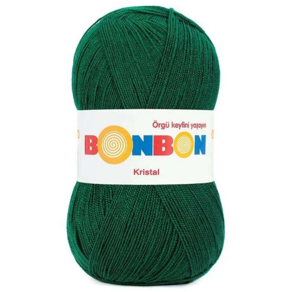 Bonbon Kristal Örgü Lif İpi 98596 Yeşil
