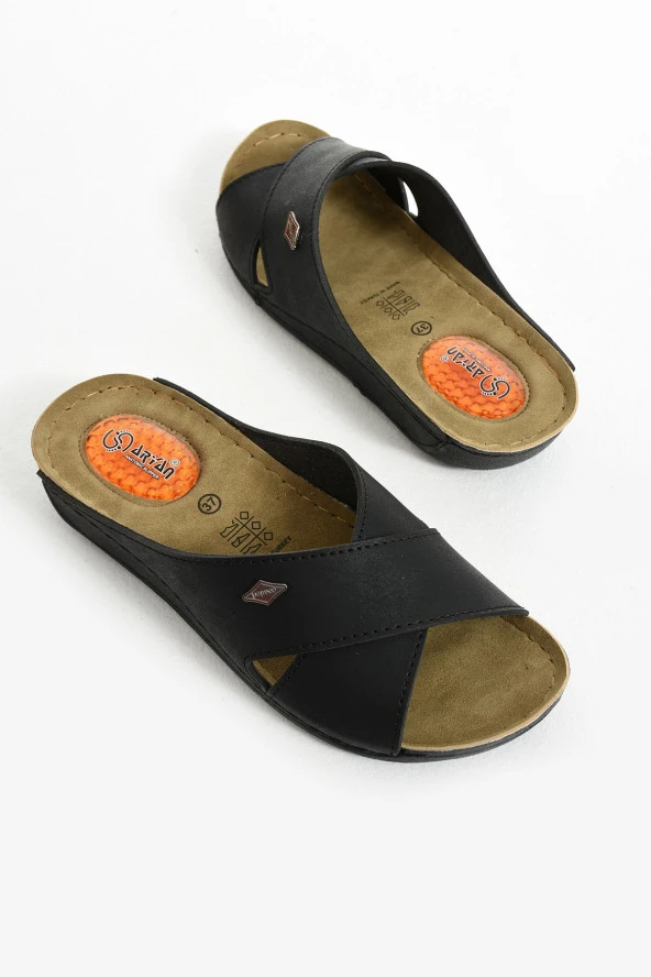 Albishoes Kadın Çapraz Jelli Rahat Yumuşak Tabanlı Anatomik Şık Ev&Dışarı Anne Kadın Günlük Terlik - 5