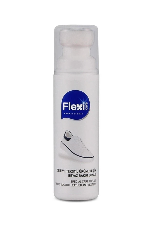 Flexi Spor Beyaz Deri Ve Kumaş Ayakkabı Boyası 75 Ml