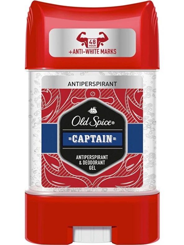 Old Spice Captain Erkekler için Terleme Önleyici Deodorant Clear Jel Stick 70 ml