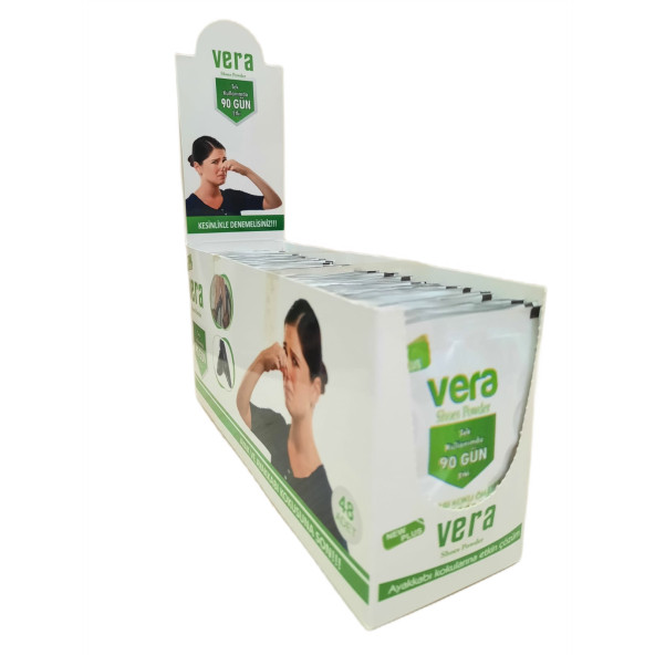 vera ayak ve ayakkabı koku önleyici toz 10gr 48li karton stand