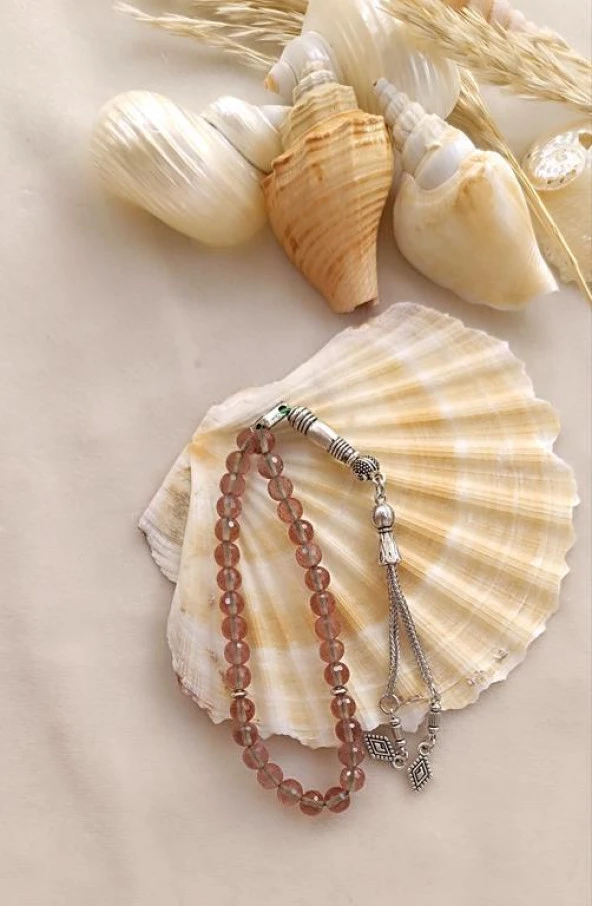 Tesbih 33 lük Zultanit Doğal Taş Küre Kesim 05 mmTespih