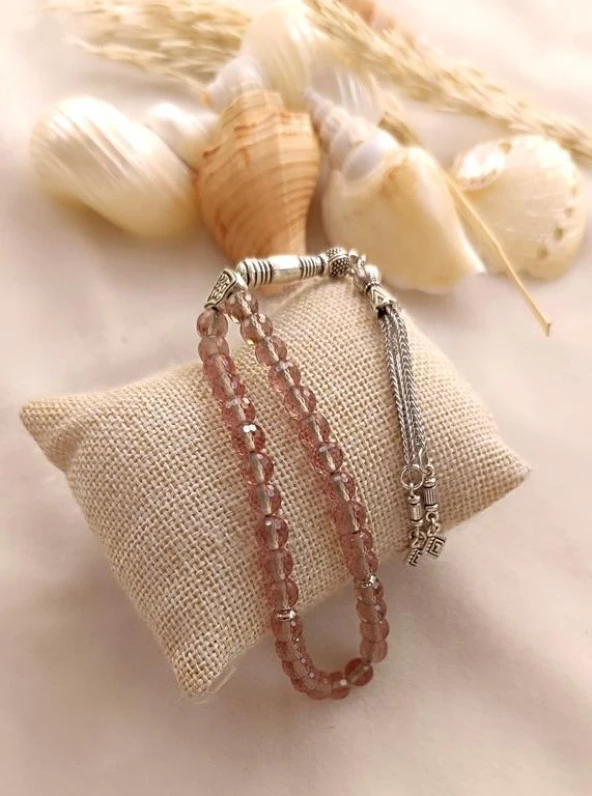 Tesbih 33 lük Zultanit Doğal Taş Küre Kesim 05 mmTespih - 3