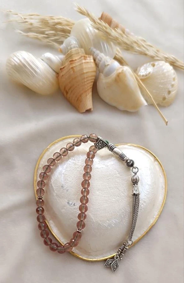 Tesbih 33 lük Zultanit Doğal Taş Küre Kesim 05 mmTespih - 4