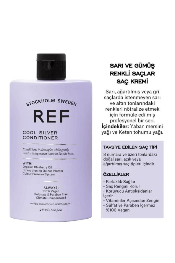 REF STOCKHOLM Cool Silver Saç Kremi 245 Ml