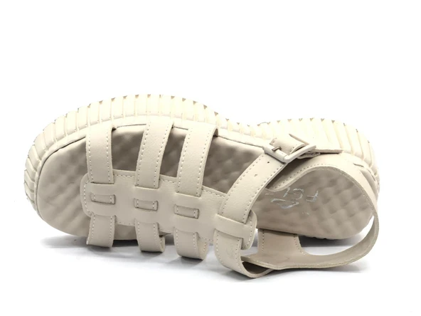 Feles Ortapedik Kalın Taban Kadın Sandalet - Resim 6