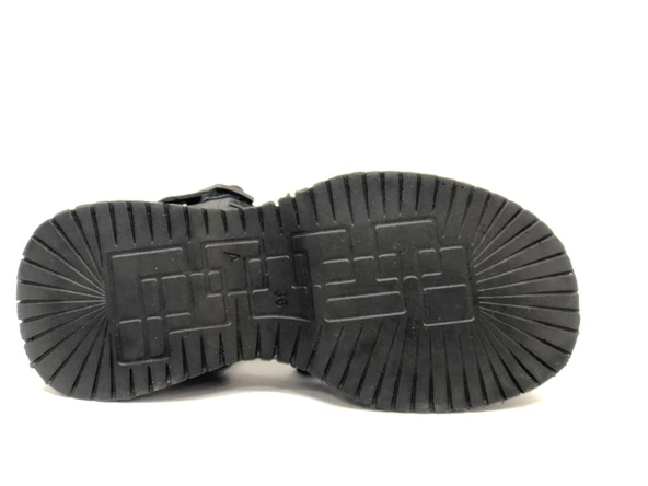 Feles Ortapedik Kalın Taban Kadın Sandalet - Resim 3