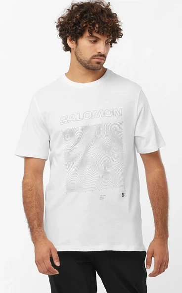 Salomon LC2219200 Graphic SS Tee Tişört Erkek T-Shirt - 11