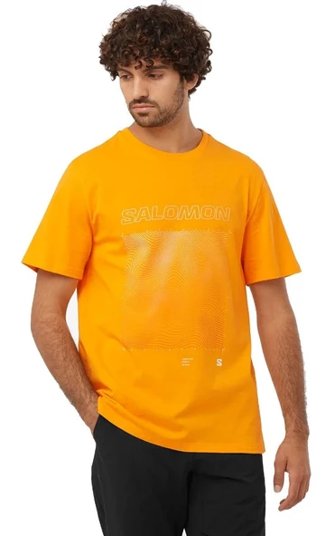 Salomon LC2219200 Graphic SS Tee Tişört Erkek T-Shirt - 20