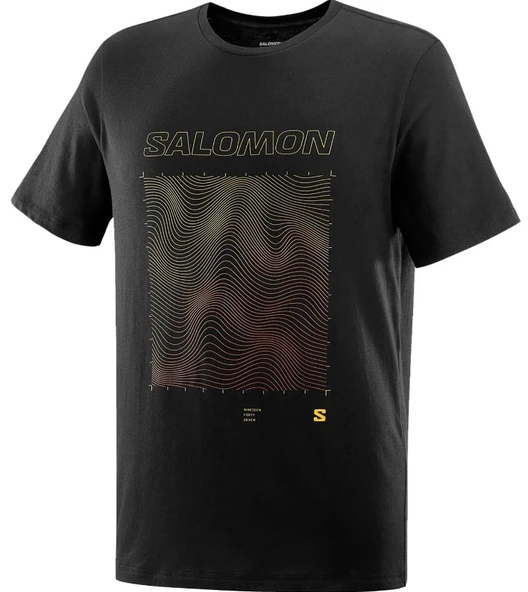 Salomon LC2219200 Graphic SS Tee Tişört Erkek T-Shirt - 8