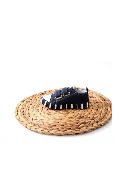Papuçcity 02849 Unisex Çocuk Renkli Keten Konvers Ayakkabı - 5