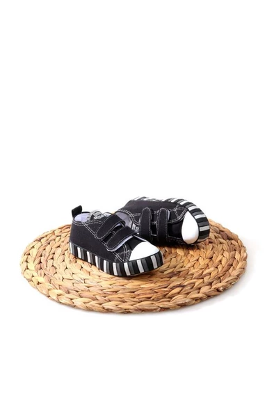 Papuçcity 02849 Unisex Çocuk Renkli Keten Konvers Ayakkabı - 11