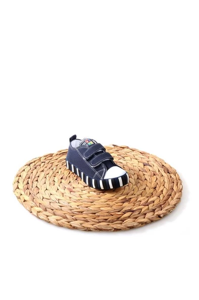 Papuçcity 02849 Unisex Çocuk Renkli Keten Konvers Ayakkabı - 3