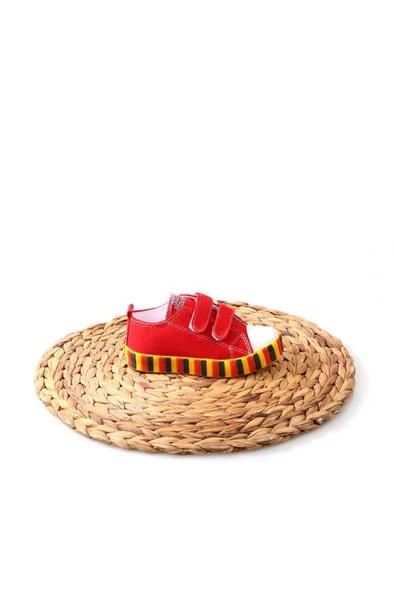 Papuçcity 02849 Unisex Çocuk Renkli Keten Konvers Ayakkabı - 8