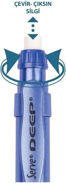 Serve Deep Mekanik Uçlu Kalem 0.7  mm Metalik Kristal Violet - 2