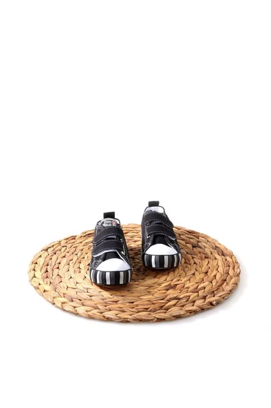 Papuçcity 02849 Unisex Çocuk Renkli Keten Konvers Ayakkabı - 10