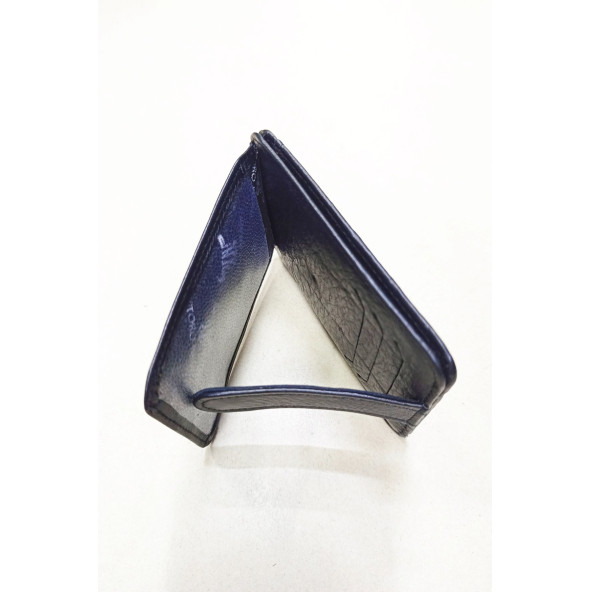 Hakiki deri erkek kartlık ve cüzdan - Resim 5