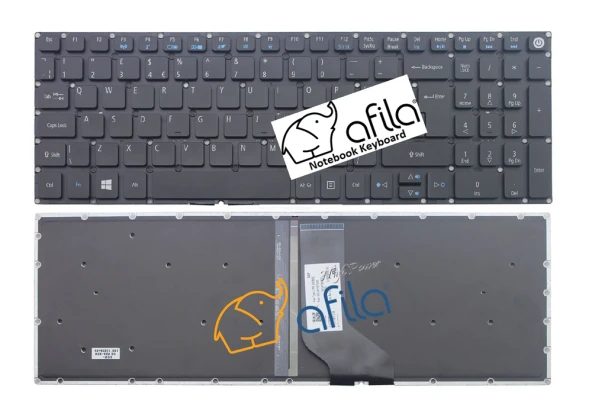 Acer Nitro 5 AN515-53-55G9 Notebook Klavyesi (Siyah TR) ışıklı