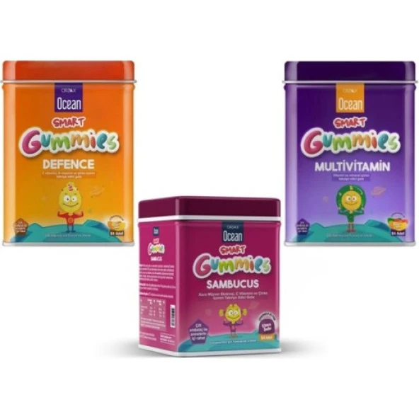 Ocean Smart Gummies 3'lü Paket