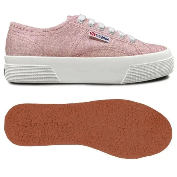 superga S6128SW-A1G 2740 PLATFORM LAME GÜNLÜK SPOR AYAKKABI