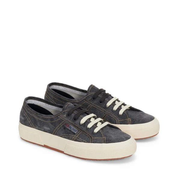 superga S7137JW-A6C 2750 COTTON DENIM DESTROYED GÜNLÜK SPOR AYAKKABI - Resim 2