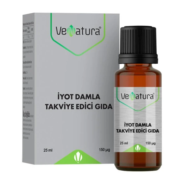 Venatura İyot Damla Takviye Edici Gıda 25 ml