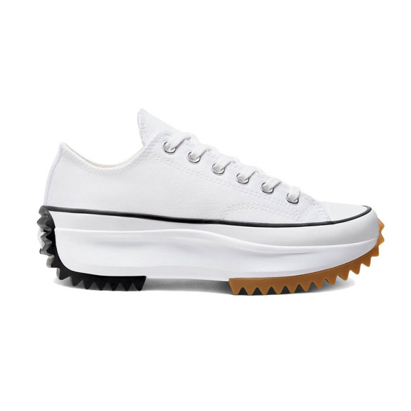 Converse Run Star Hike Canvas Kısa Platform Unisex Beyaz Sneaker Spor Ayakkabı 168817C-102