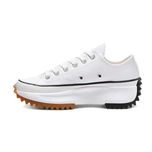 Converse Run Star Hike Canvas Kısa Platform Unisex Beyaz Sneaker Spor Ayakkabı 168817C-102 - 2