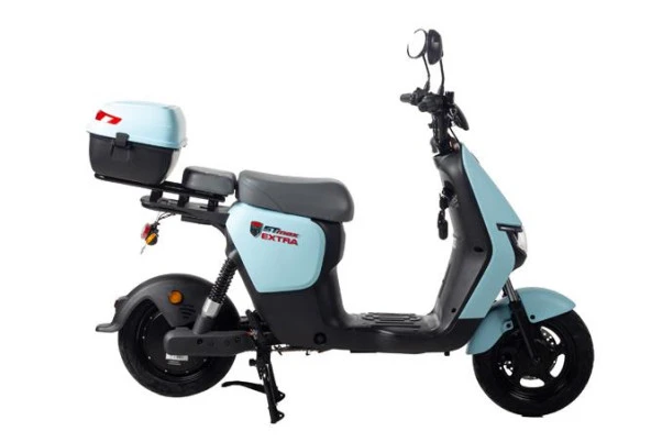 STMAX EXTRA 2 TEKERLEKLI ELEKTRIKLI MOPED MAVI