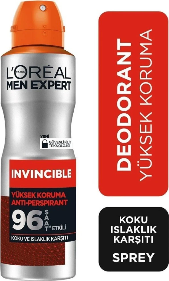 L'oréal Paris Men Expertt Invincible Anti-Perspirant Deodorant 150 ml