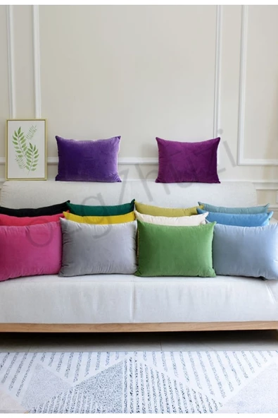 Perlina Home Düz Renk Kırlent Kılıfı 50x70 Cm - 4
