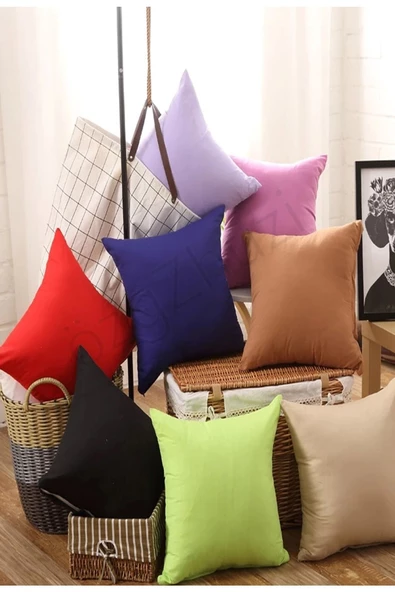 Düz Renk Kırlent Kılıfı 40x 40 Cm - 6