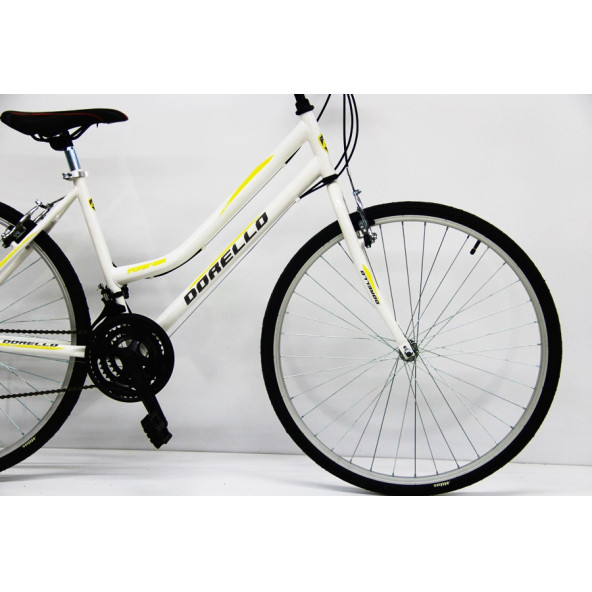 28 jant ince tekerlek spor beyaz dorello bisiklet - 5