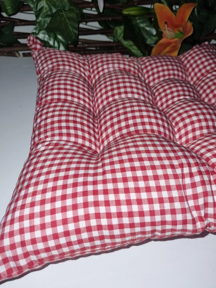 Perlina Home Ekose Sandalye Minderi Modelleri - 11