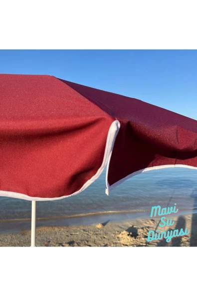 Plaj Şemsiyesi Deniz, Balkon, Bahçe Şemsiyesi Bidon Dahil 2 Metre, 10 Telli - 9