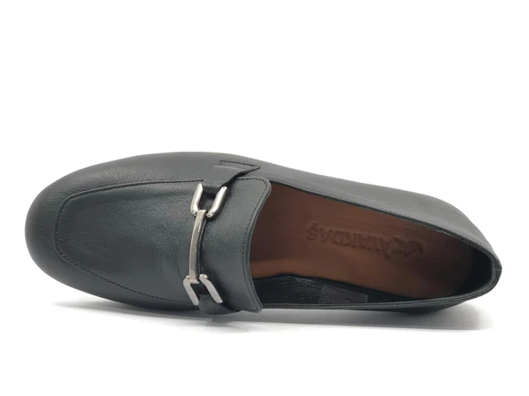 Ayakdaş 3727 Kadın Loafer Deri Babet Ayakkabı - 12